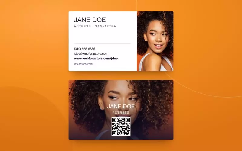What goes on your printed business card